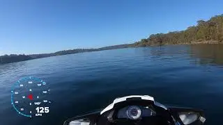 Jetski race with 10 skis
