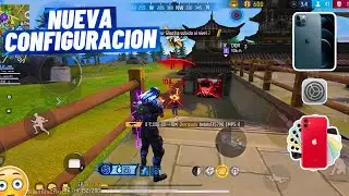 Sensibilidad para pegar todo ROJO ❤️ + configuracion iphone 2026😱 Free Fire 8 plus/11/12/17 pro Max