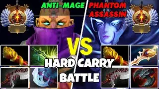ANTI-MAGE (Carry) vs PHANTOM ASSASSIN (Carry) - Battle Of Immortal Rank Dota 2 Players - Z Dota 2