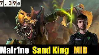 Malr1ne [Sand King] MID 7.39e - DOTA 2 HIGHEST MMR MATCH#dota2   #dota2gameplay