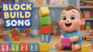 Block Build Song | One Two Three | 3D Animated Baby Rhyme
