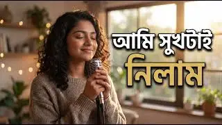 আমি সুখটাই নিলাম ☀️🎤 | Happy Bangla Female Song | Soft Confidence Indie Music