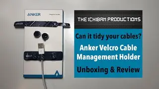 Finally sorting those cables! Anker Velcro Cable Management Holder Unboxing & Review UK