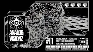 Analog Visionz #1 | Techstep Drum & Bass Vinyl Mix + Live Analog Rave Visuals |