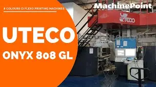 UTECO ONYX 808 GL Used 8 COLOURS GEARLESS FLEXO PRINTING MACHINE - MachinePoint