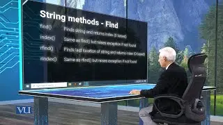 String Methods - Find | Programming Using Python | CS306_Topic042