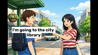 English Conversation at the Bus Stop | Daily Life English Dialogue