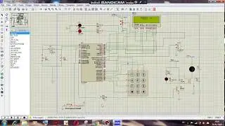 serrure codée a base de PIC 16F877A avec buzzer(schéma ISIS & programme mikroC)