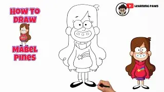 HOW TO DRAW MABEL PINES | Gravity Falls | Step By Step #drawing #gravityfalls