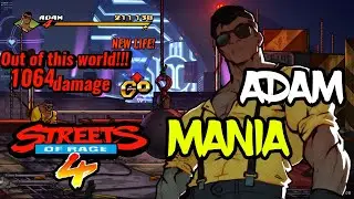 Streets of Rage 4 (v5) Arcade Mode Gameplay - Mania - Adam