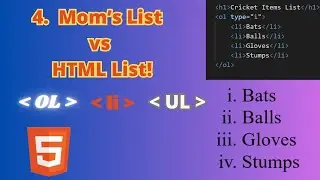 HTML Lists Explained Using Mom's Grocery List – Fun & Easy