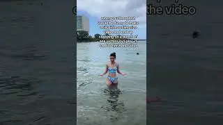Sea urchin surprise: a funny ocean mishap#funny #ocean #fail #summer