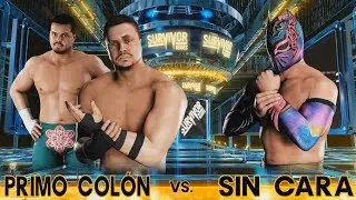 WWE 2K18 - Primo Col&oacute;n vs Sin Cara - Gameplay (PS4 HD) [1080p60FPS]