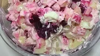 Riquísima ensalada a mi estilo Gracias por ver sí te gusto regálame un like gracias 