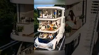 This American Highway RV Is a 3-Story Luxury Mansion on a Road Trip 🤯