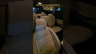 New Kia Carens 2024 Seat Cover & Installation | Carens Luxury Interior #kiacarens2024 #shortsfeed