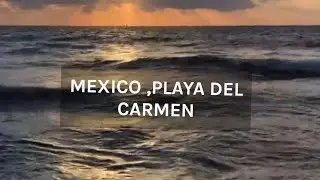 Captivating sunrise in Playa del Carmen, Mexico || Fascinating Sunrise in Playa del Carmen ||
