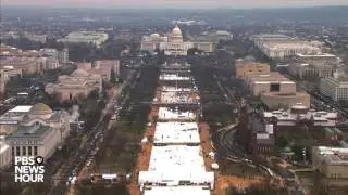 Watch a timelapse of the National Mall on Inauguration Day