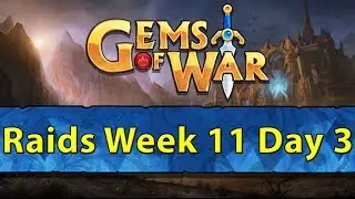 ⚔️ Gems of War Raids | Week 11 Day 3 | Maxed Raid Troop Giant Raids ⚔️