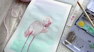 Pink Flamingo: Art B-Roll