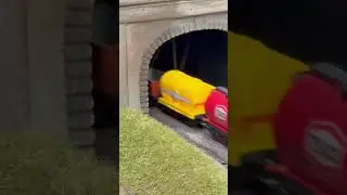 Vid 30,900! Gary The Steam Engine Heads Out Of The Pattenburg Tunnel With His Goods Train