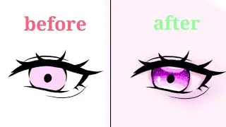 How to Shade Eye | Digital Art (Beginner Friendly)