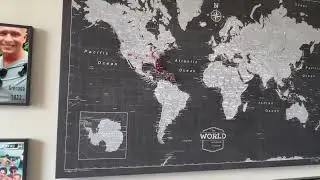 Push Pin Travel Map Review | A Stylish Way to Track Your Adventures (Earns Commissions) #viral #fyp