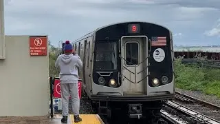 (A) (S) Train Action at Broad channel