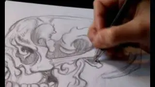 Skull Speed Drawing
