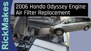 2006 Honda Odyssey Engine Air Filter Replacement