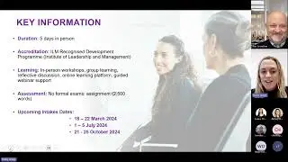 Manchester Leadership Development Programme Information Session - November 2023