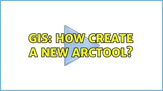 GIS: How create a new arctool? (2 Solutions!!)