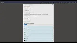 Equipment: Adding Records