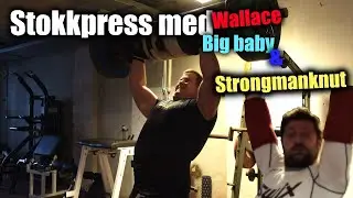 STOKKPRESS MED WALLACE , BIG BABY OG STRONGMANKNUT