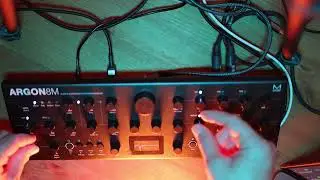 Neurofunk bass on Modal Argon8m (no DAW FX's)