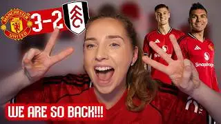 CARRICK TO STAY?! Manchester United 3-2 Fulham Match Reaction