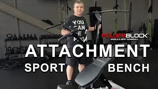 Chin Attachment, Dip Attachment, Exclusivo Lanzamiento para complementar tu SportBench Powerblock
