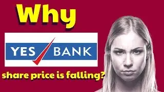 why yes bank share price is going down