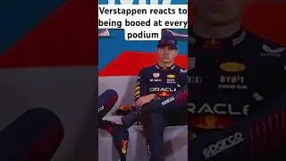 Max&rsquo;s reaction to being booed #verstappen #f1 #miami #austria #perez #racing #maxverstappen #redbull
