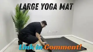 CAMBIVO Extra Wide Yoga Mat 6'x4' TPE Non-Slip &frac14;