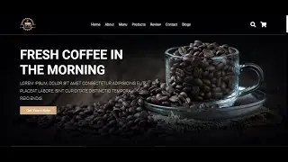 Coffee shop website responsive template[ HTML / CSS /  / JavaScript ] with source code