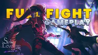 Sung Jinwoo vs Igris ПОЛНЫЙ БОЙ - Solo Leveling: Arise Gameplay [ HD ]