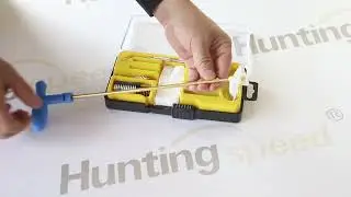 Handgun Cleaning Kit With Brass Jags