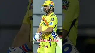 Mahendra Singh Dhoni Bat Weight | #shorts | #cricket
