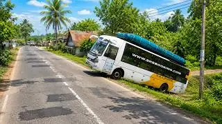 Prakash Vega Bus Driving on Village Road | SRS Non Ac Sleeper Bus | Indian Bus Mod ETS2