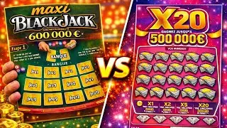 Partie #2 MAXI BLACK JACK VS X20 💥 GROS GAIN OU GROS &Eacute;CHEC ?