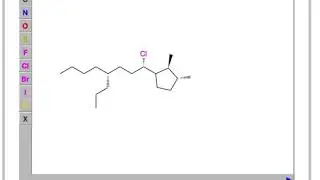 Drawing stereochemistry with structure editor SMILES format