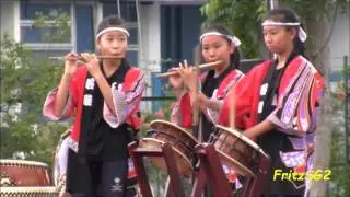 Clementi School Japanese Taiko Group - Japanese School (Singapore) Summer Festival 2014