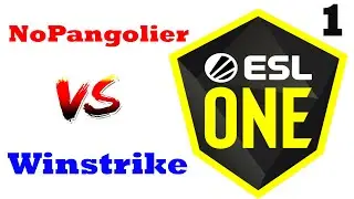 NoPangolier VS Winstrike Game 1 ESL One CIS Online Season 1: Decider Tournament