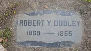 Actor Robert Dudley Grave Melrose Abbey Memorial Park Anaheim California USA Son of Dracula Oct 2020